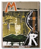 Oranžové M, 2000, 160x125 cm, Oblastní galerie v Liberci
